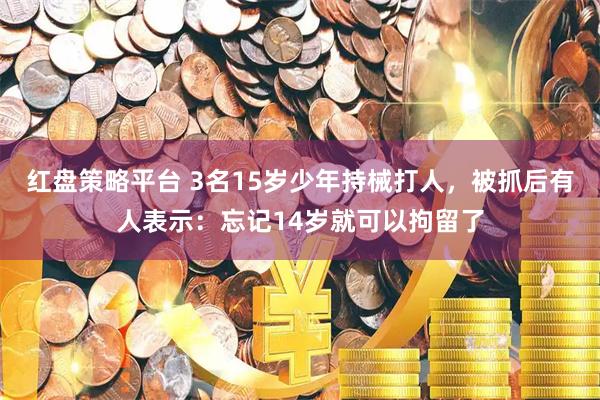 红盘策略平台 3名15岁少年持械打人，被抓后有人表示：忘记14岁就可以拘留了